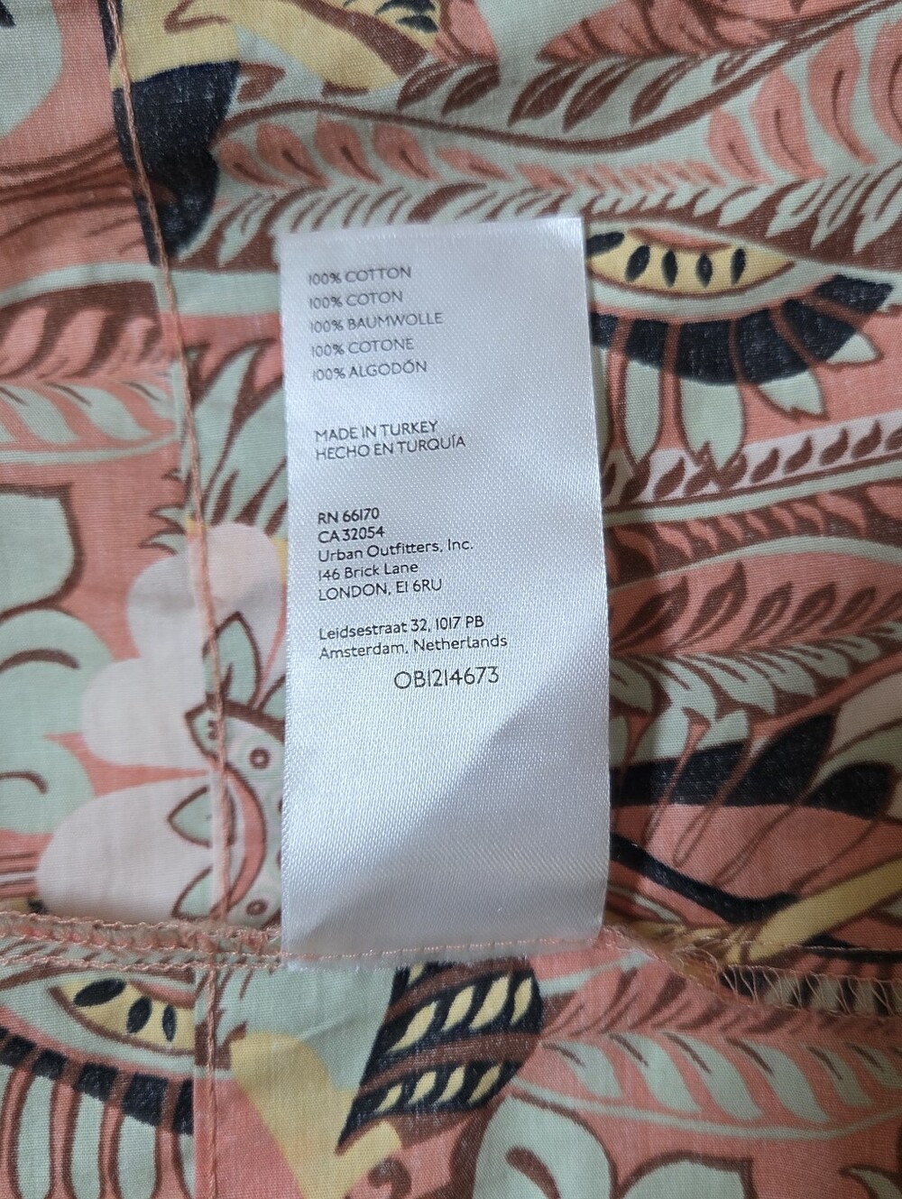 Anthropologie Somerset Warm Motif Floral Tiered Maxi Dress Short Sleeve Sz M - Picture 9 of 12